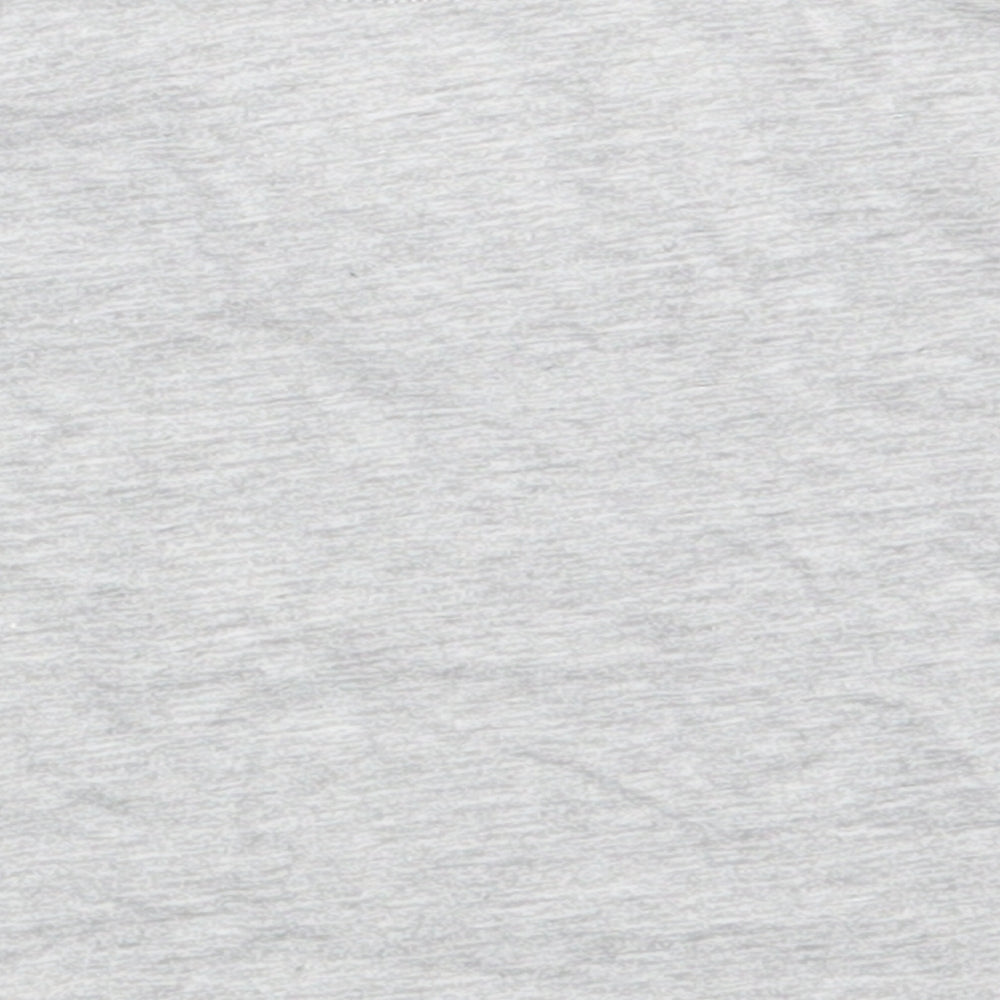 Matalan Girls Grey   Cropped T-Shirt Size 7 Years  - Weekend Vibes