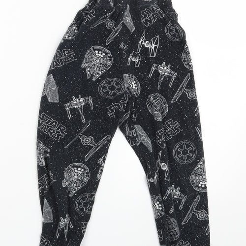 Matalan Boys Black   Sweatpants Trousers Size 9 Months - Inside Leg 19 Inches