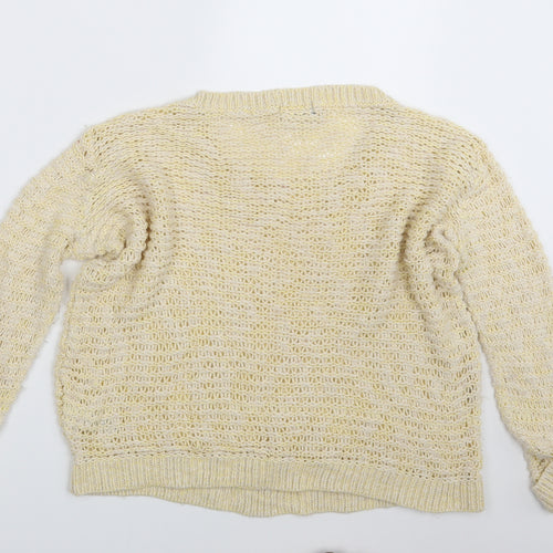 G21 Womens Yellow   Pullover Jumper Size 12