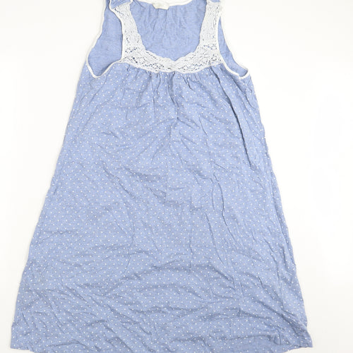M&S Womens Blue Polka Dot  Chemise Nightshirt Size 18  - Nightwear
