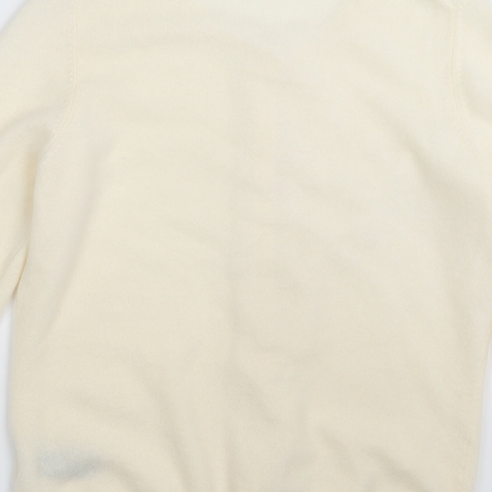 M&S Womens Ivory   Cardigan Jumper Size 12