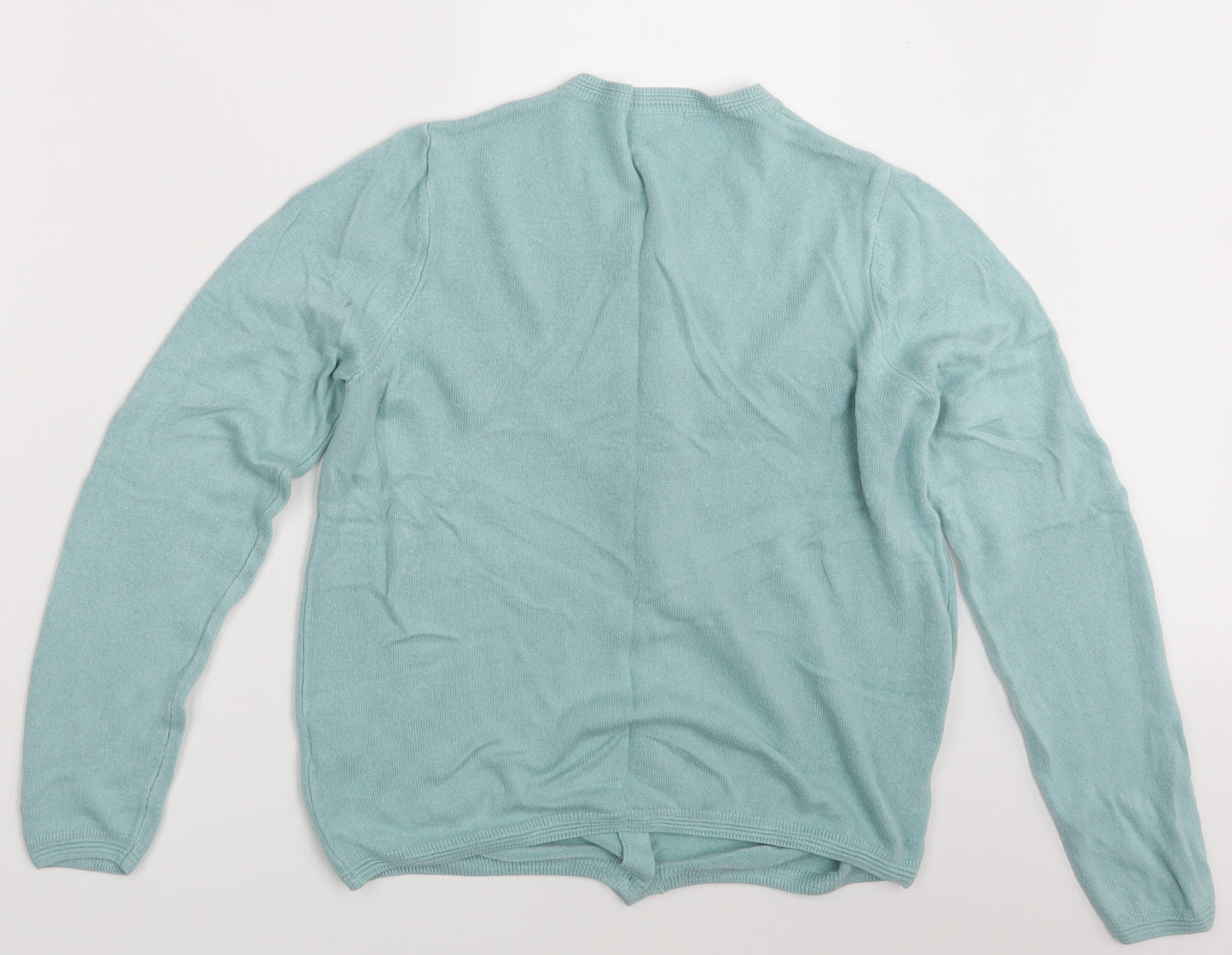 M&S Womens Blue   Cardigan Jumper Size 12