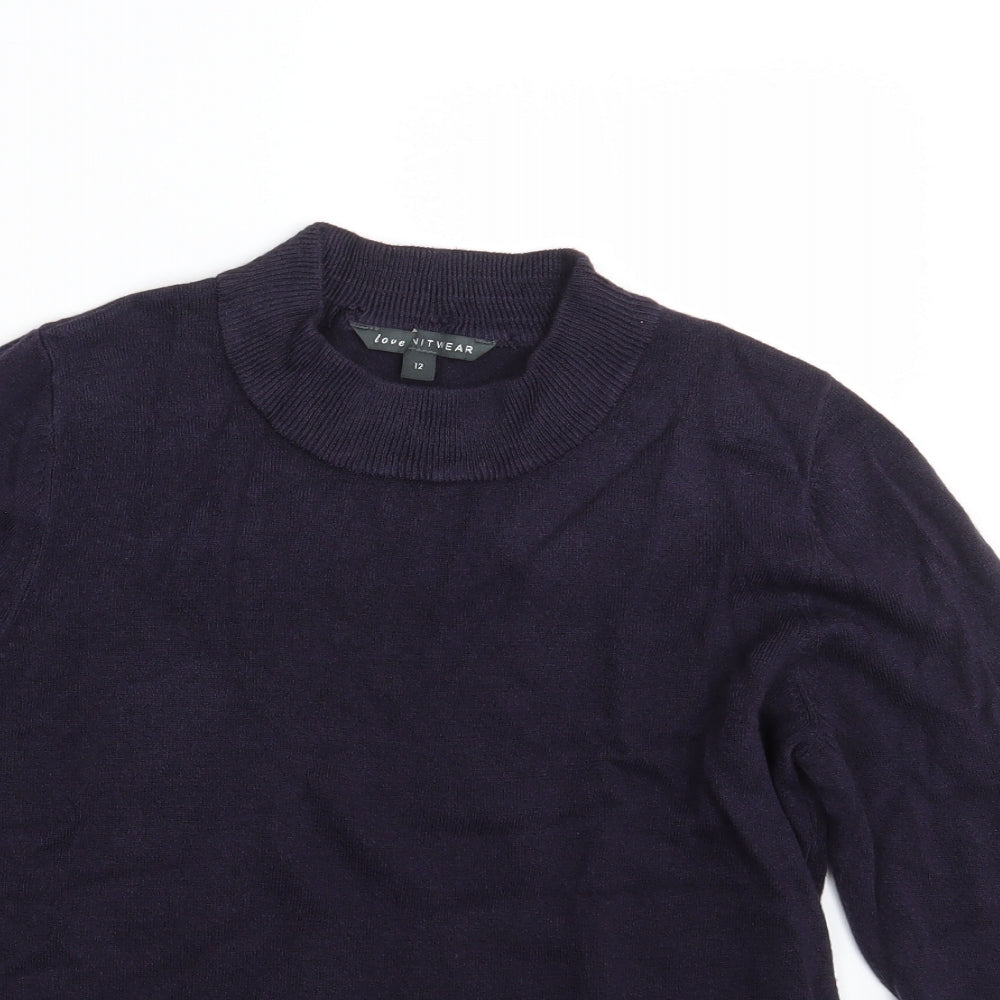 Bonmarché Womens Blue   Pullover Jumper Size 12
