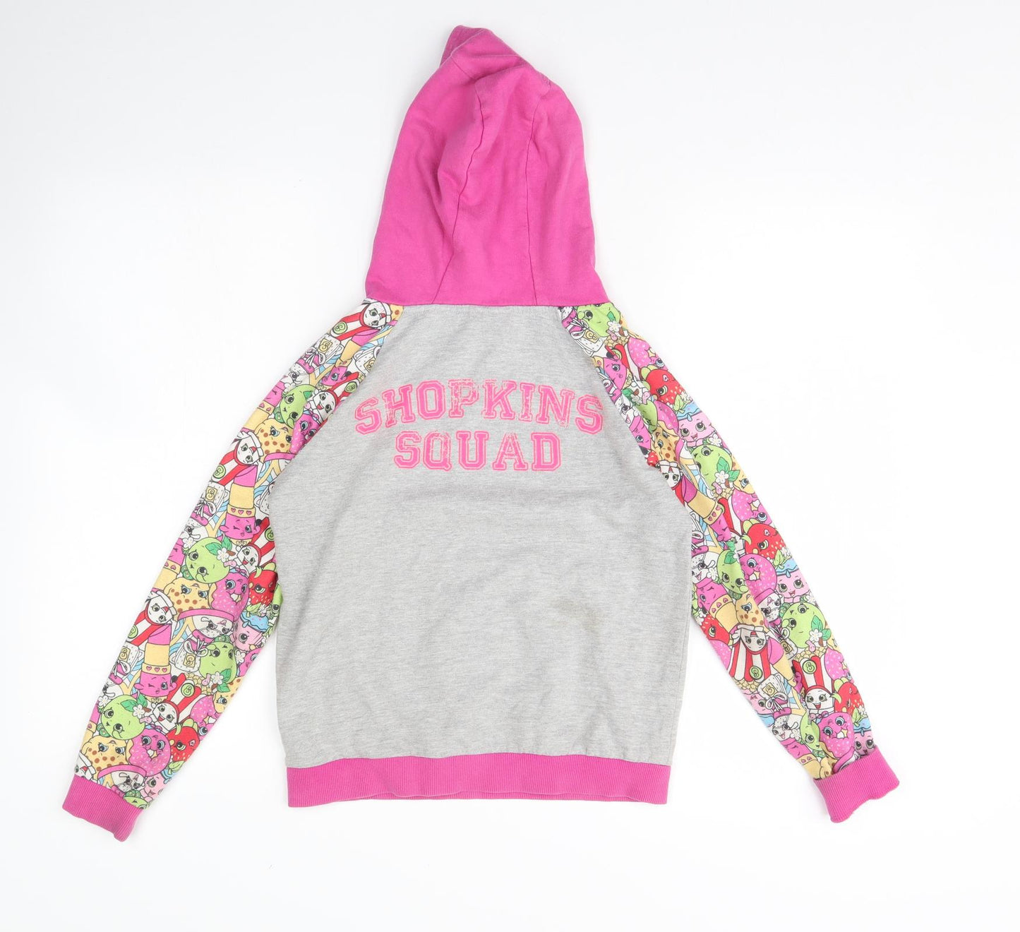 Preworn Girls Grey   Pullover Hoodie Size 9 Years