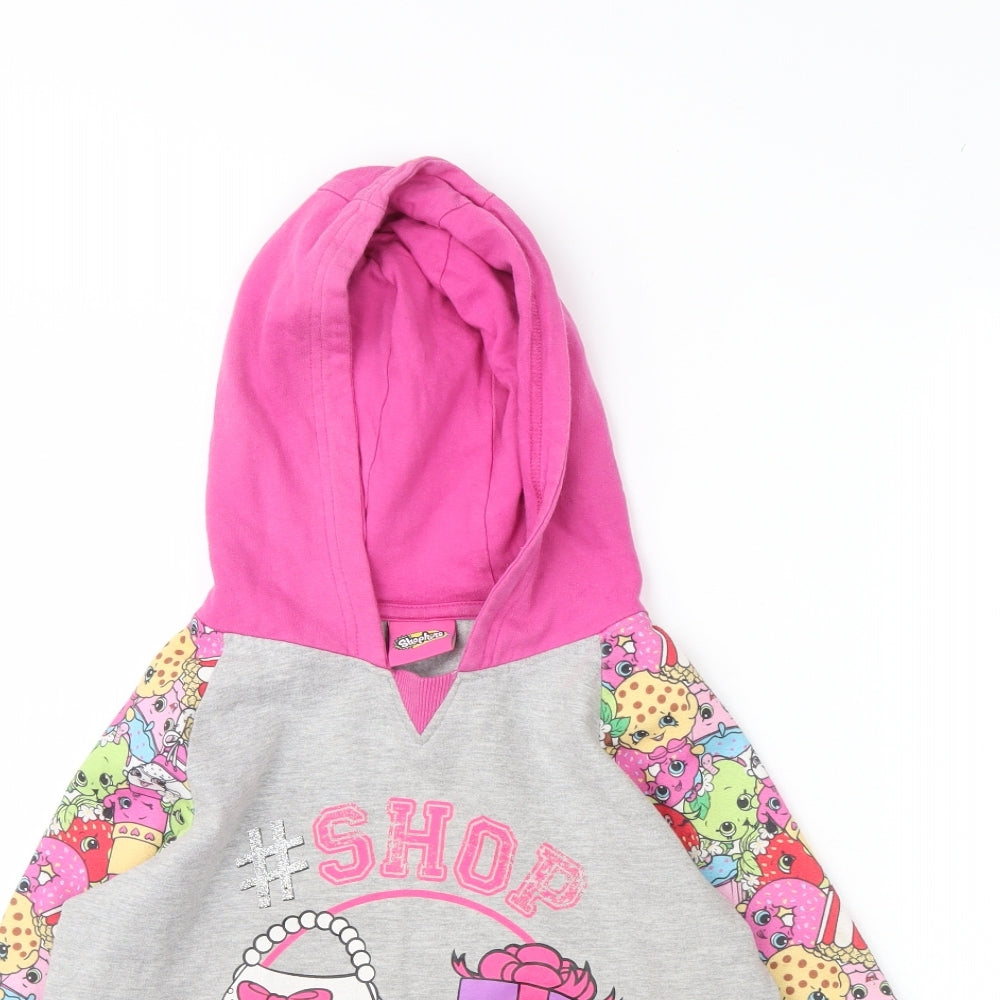Preworn Girls Grey   Pullover Hoodie Size 9 Years