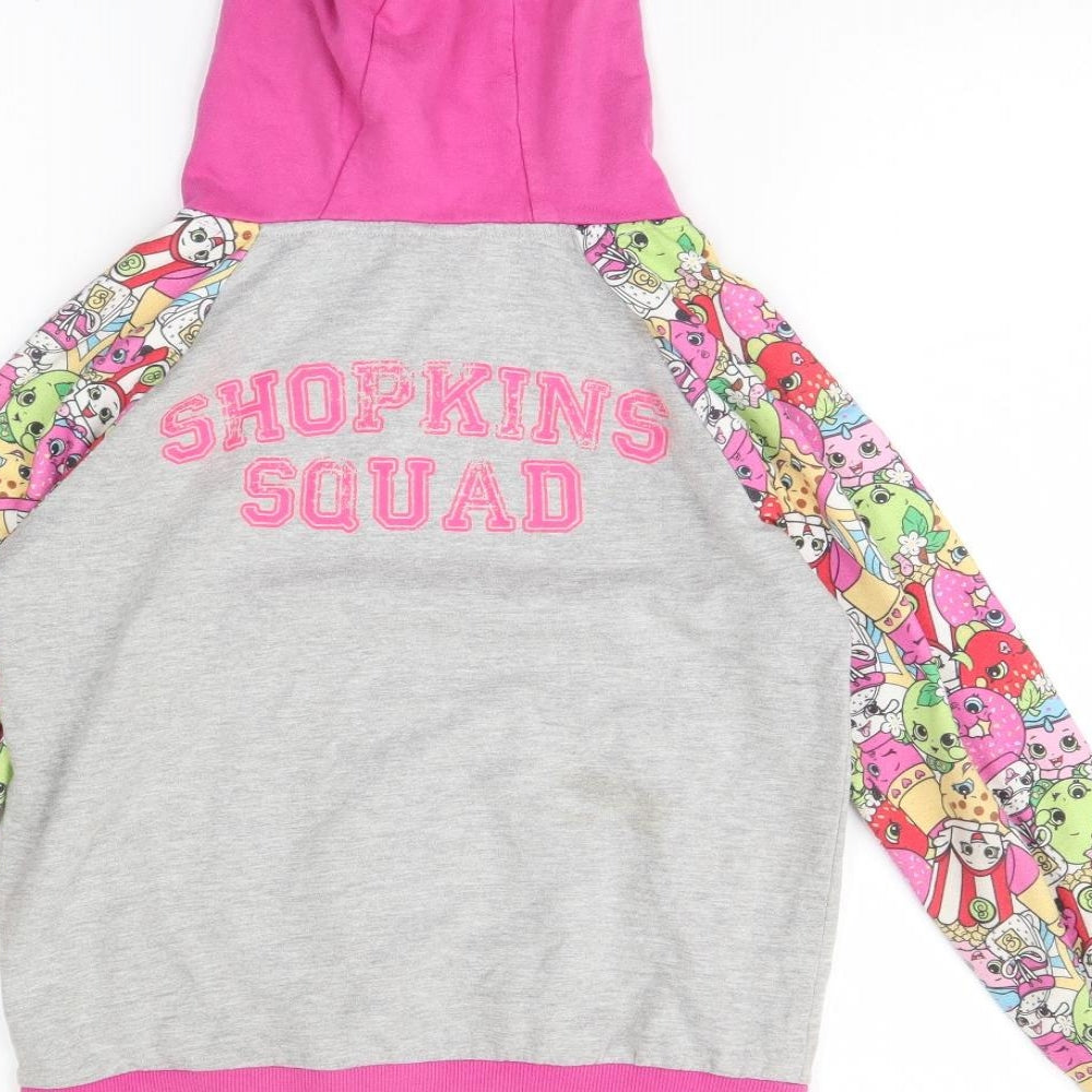 Preworn Girls Grey   Pullover Hoodie Size 9 Years