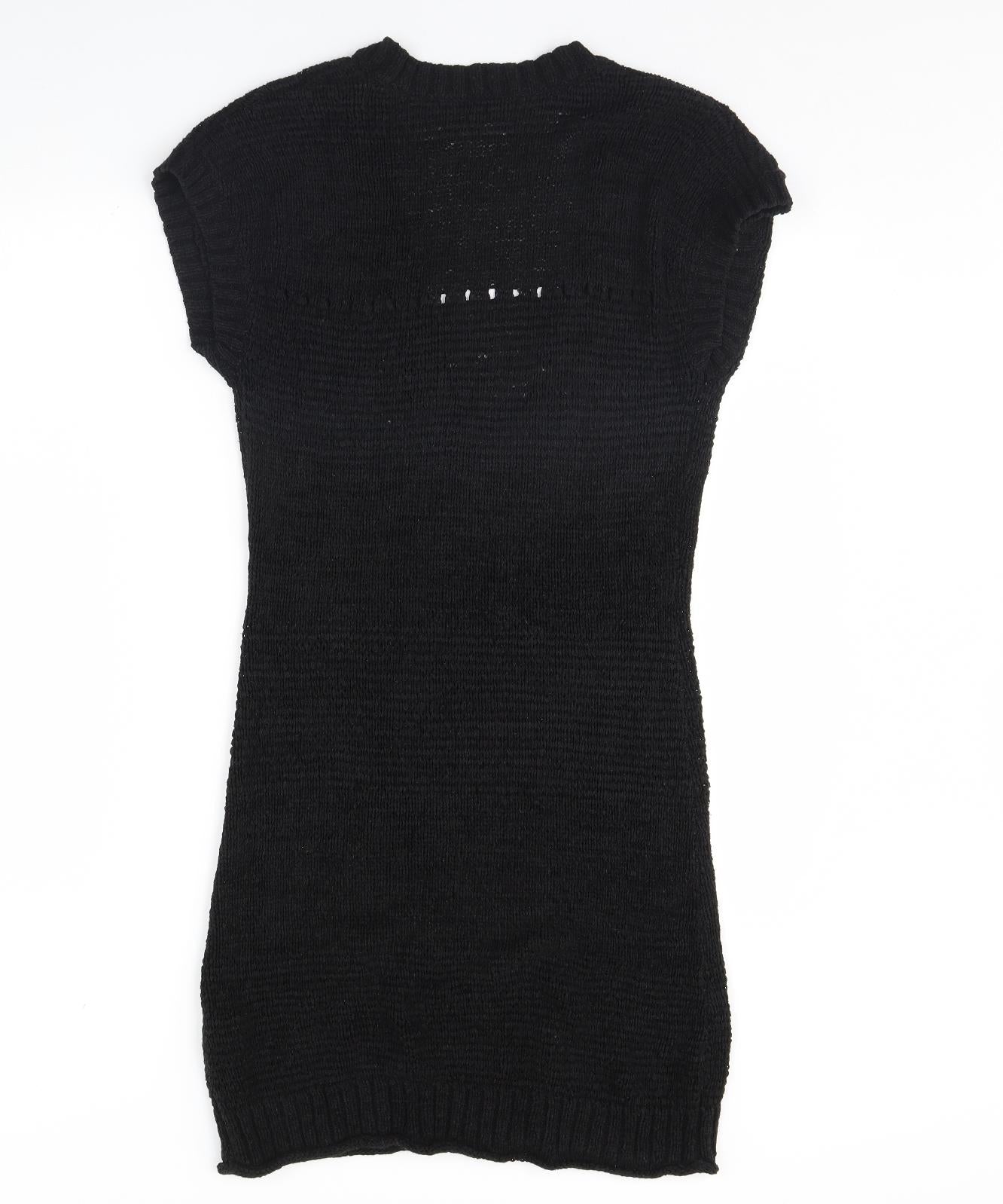 evie Womens Black   Jumper Dress  Size 10