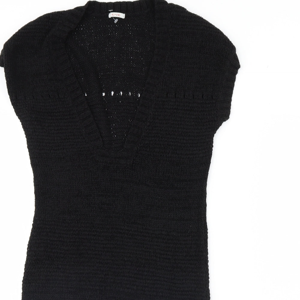 evie Womens Black   Jumper Dress  Size 10