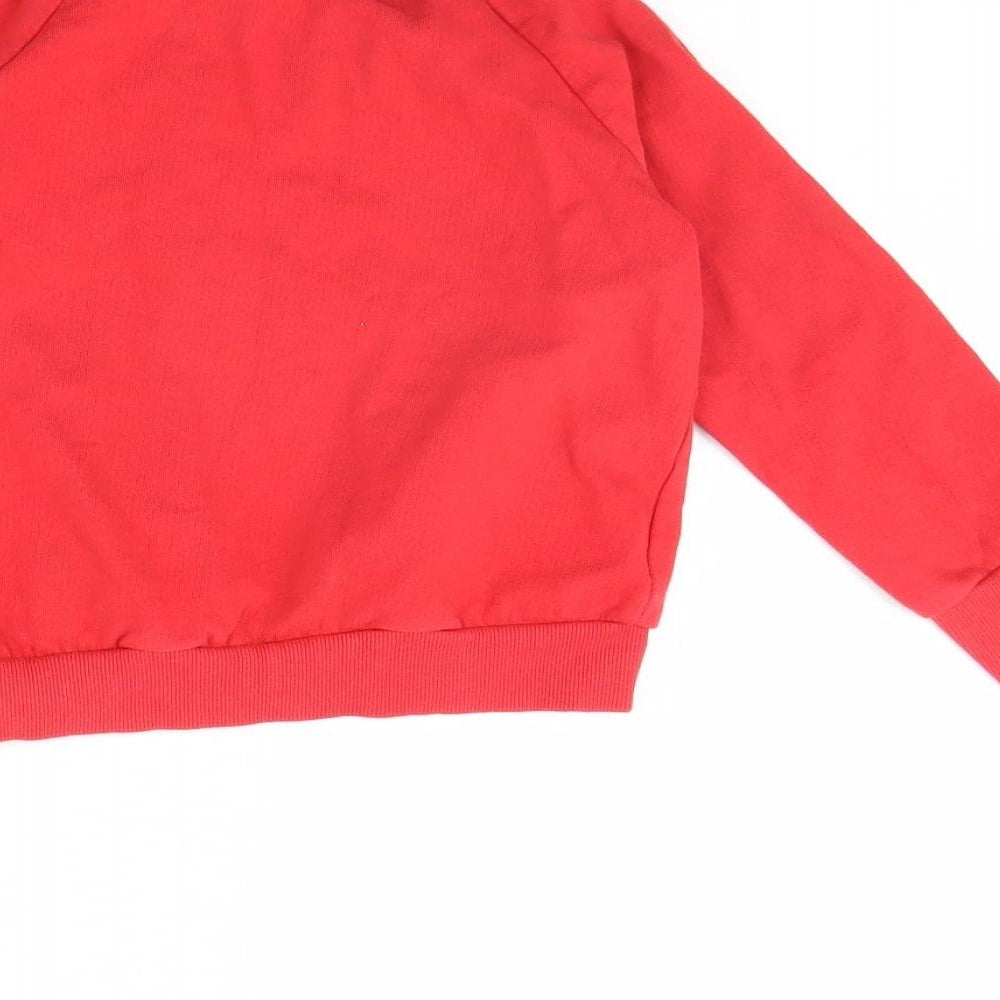 Pep & co Girls Red   Pullover Jumper Size 5 Years  - Reindeer