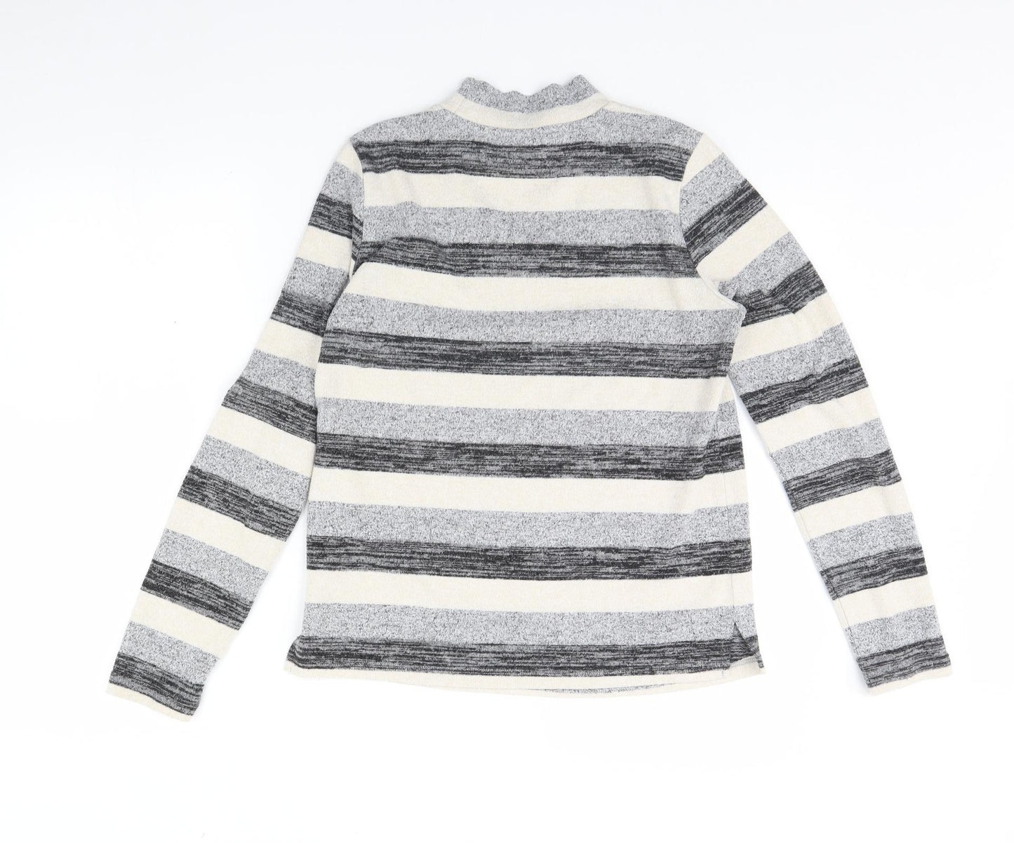 Nocozo Womens Black Striped  Pullover Jumper Size 10