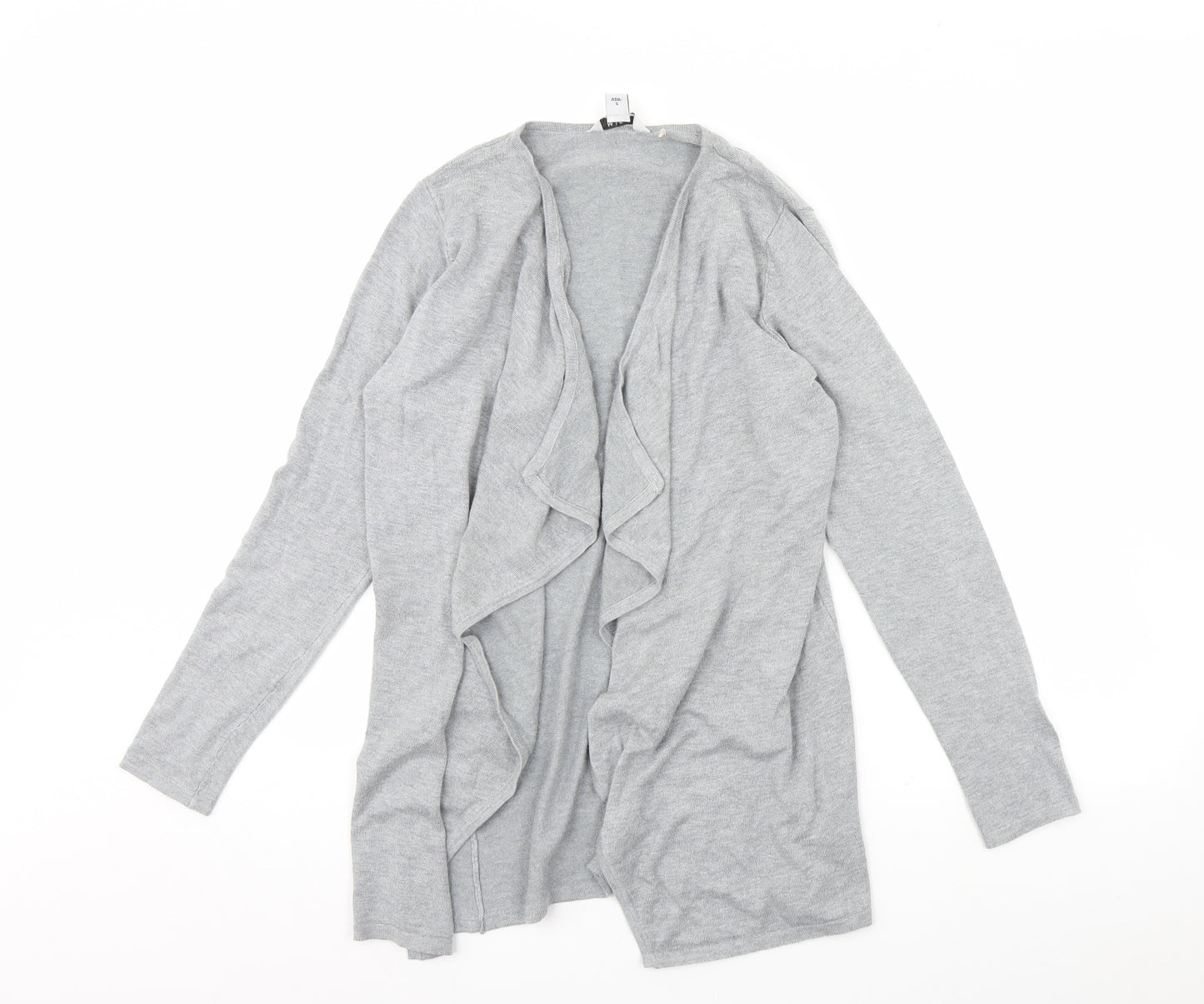 miso essentials Womens Grey   Cardigan Jumper Size 8