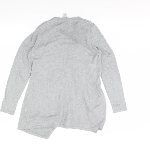 miso essentials Womens Grey   Cardigan Jumper Size 8