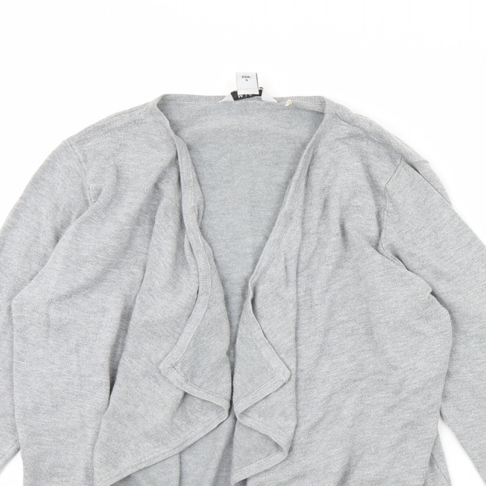 miso essentials Womens Grey   Cardigan Jumper Size 8