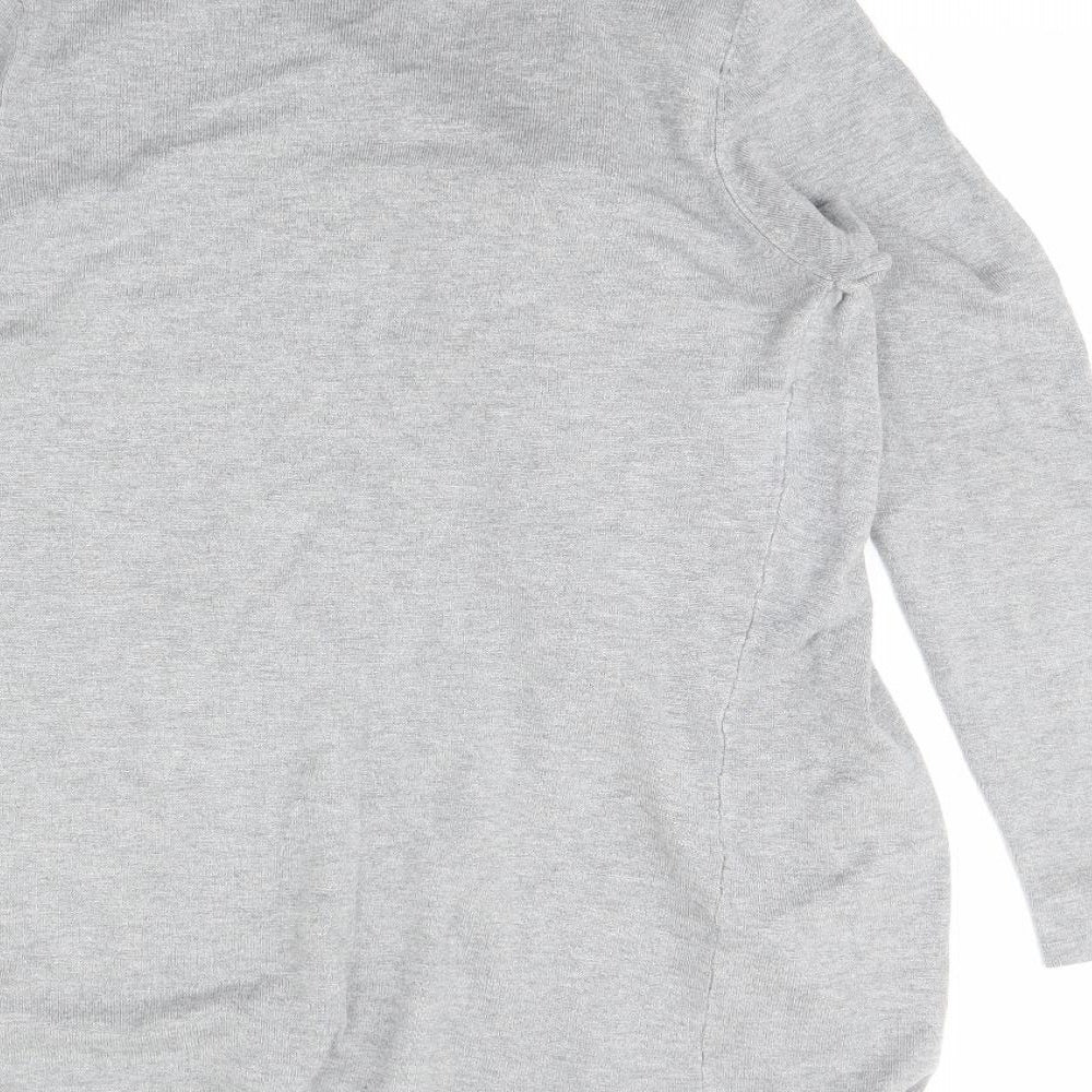 miso essentials Womens Grey   Cardigan Jumper Size 8