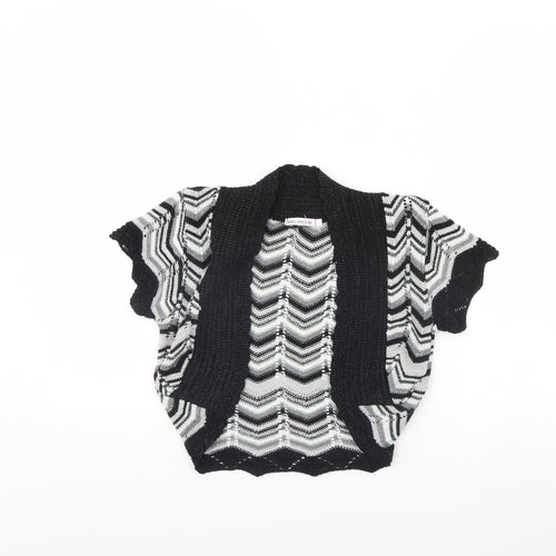 Select Womens Black Striped  Jacket  Size M