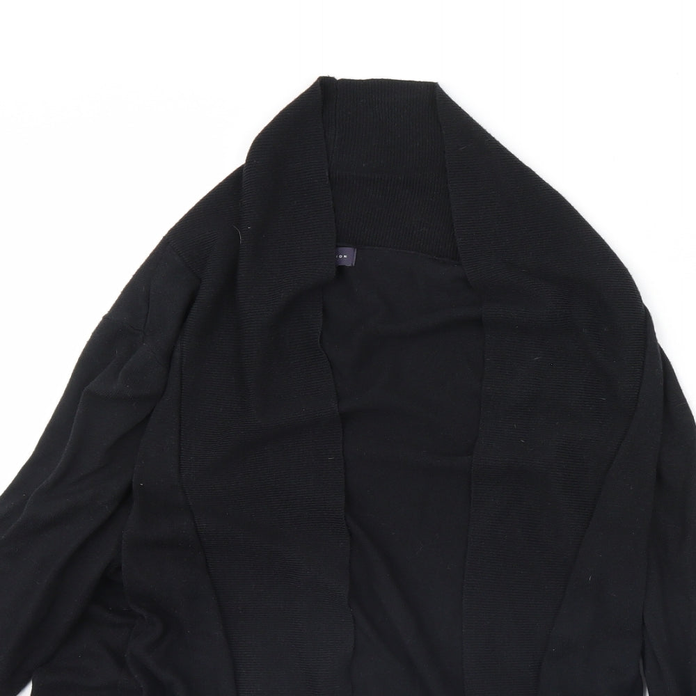 M&s Womens Black   Cardigan Jumper Size 18