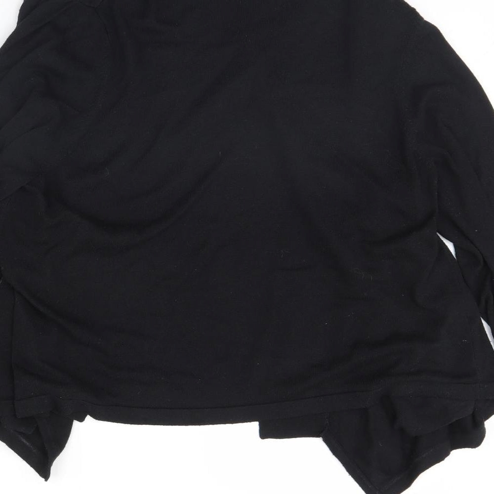 M&s Womens Black   Cardigan Jumper Size 18