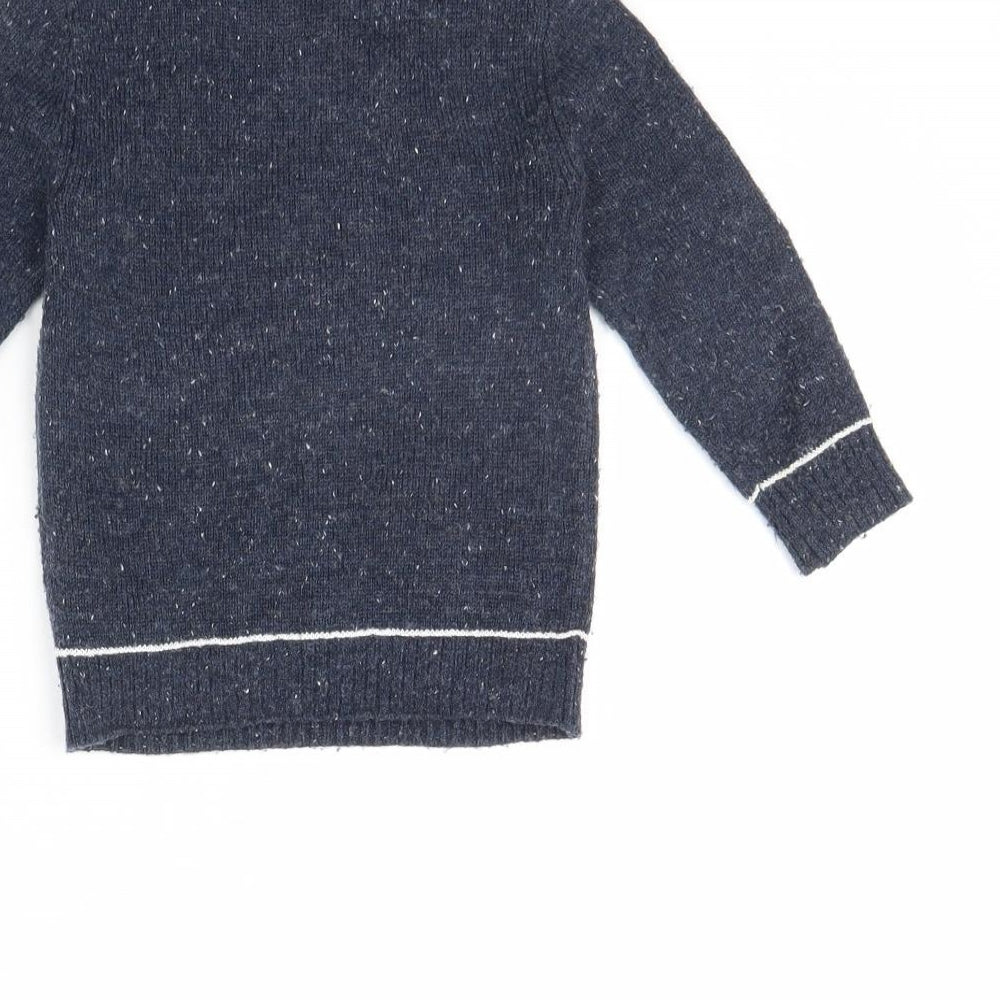 TU Boys Blue   Pullover Jumper Size 2 Years  - Christmas jumper