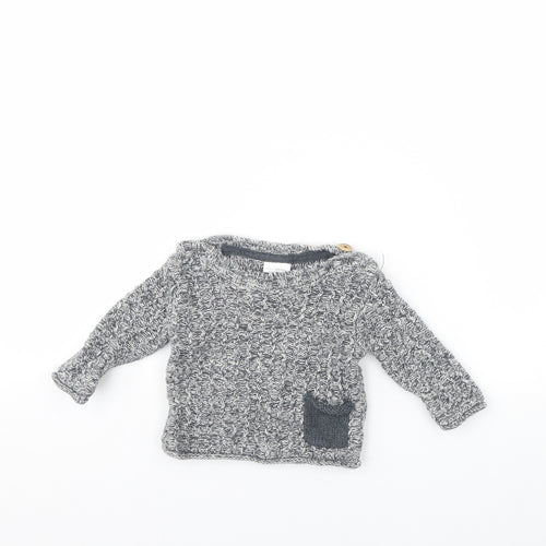 NEXT Baby Black   Pullover Jumper Size 3-6 Months