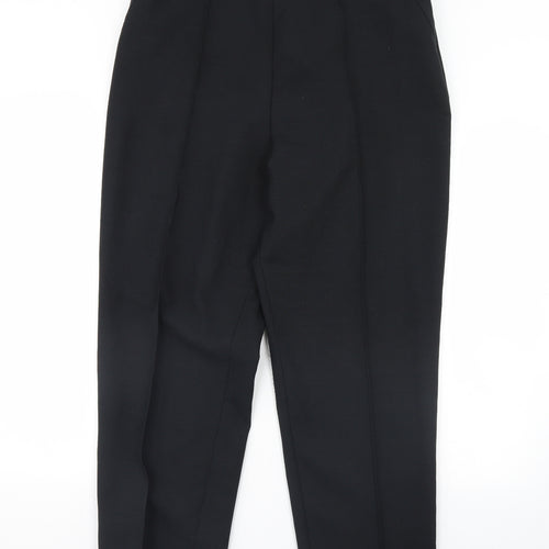 M&s Womens Black   Trousers  Size 18 L30 in