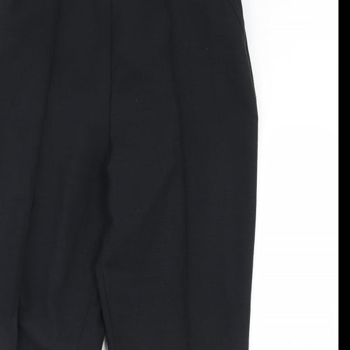 M&s Womens Black   Trousers  Size 18 L30 in
