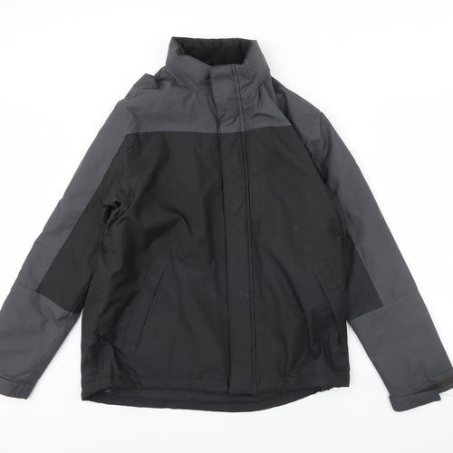 Greenwoods Mens Black   Rain Coat Coat Size M