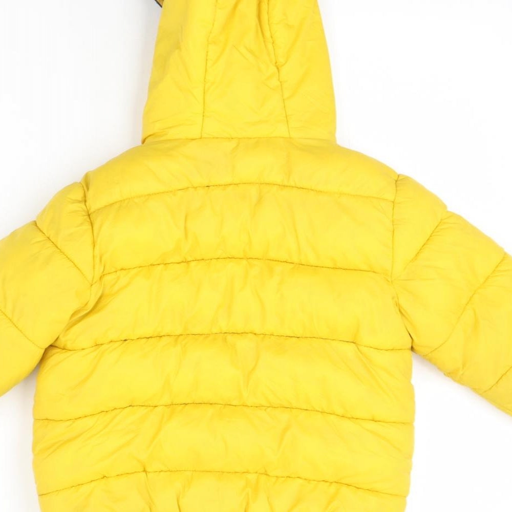F&F Boys Yellow   Rain Coat Coat Size 5 Years