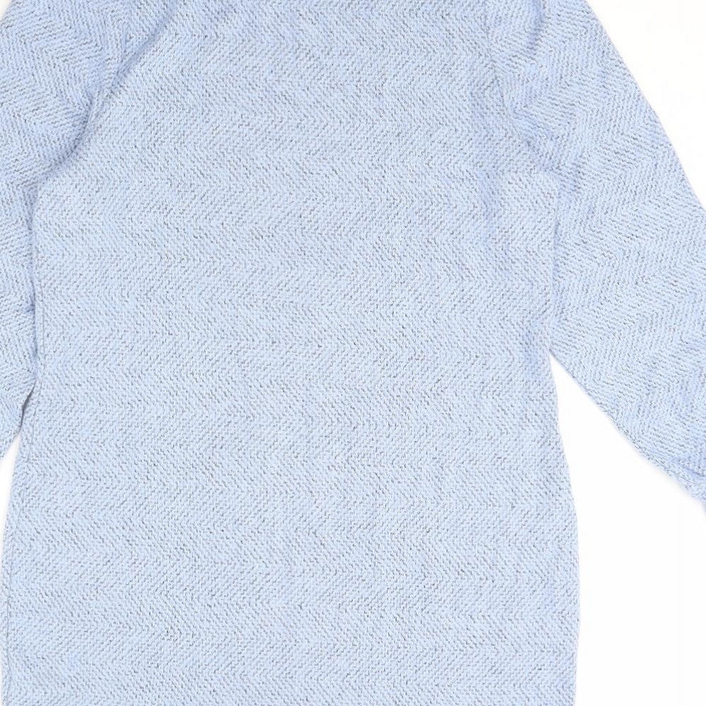 Nutmeg Womens Blue   Jumper Dress  Size 10
