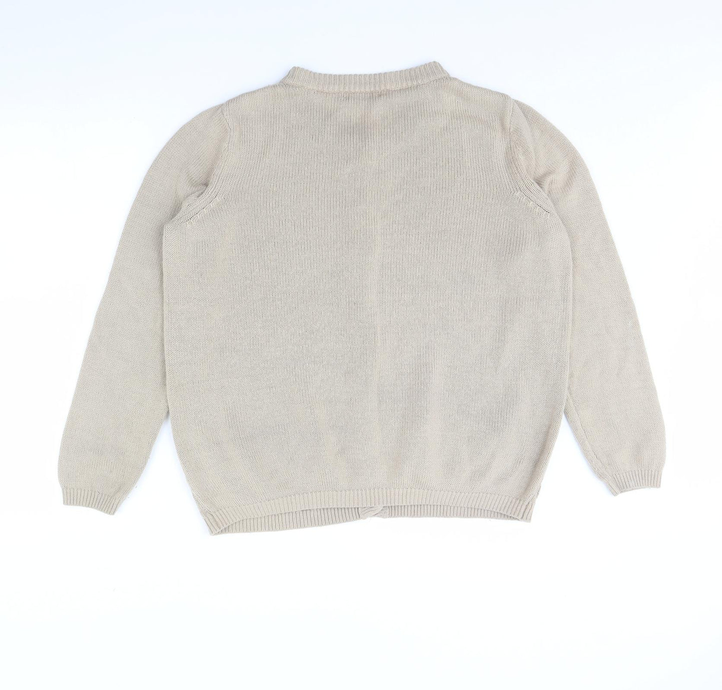 Bonmarché Womens Beige   Cardigan Jumper Size M