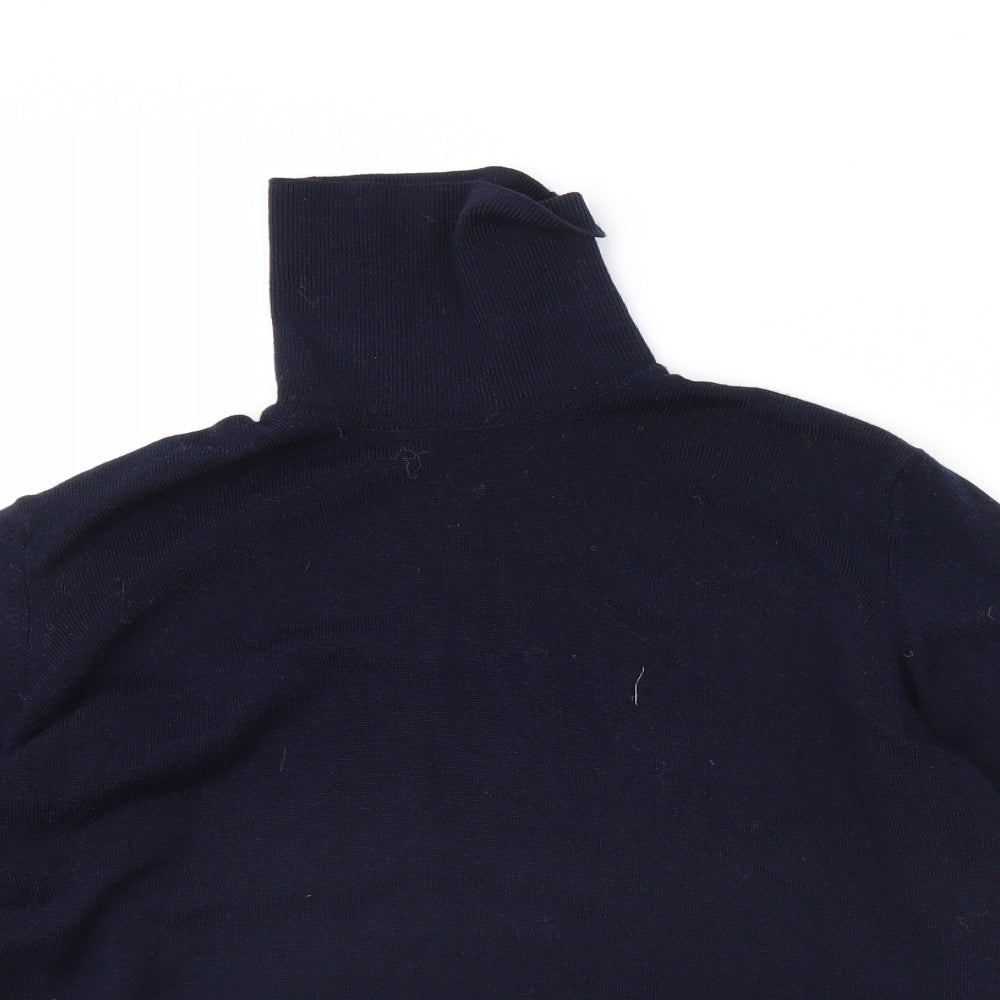M&s Womens Blue   Pullover Jumper Size 14