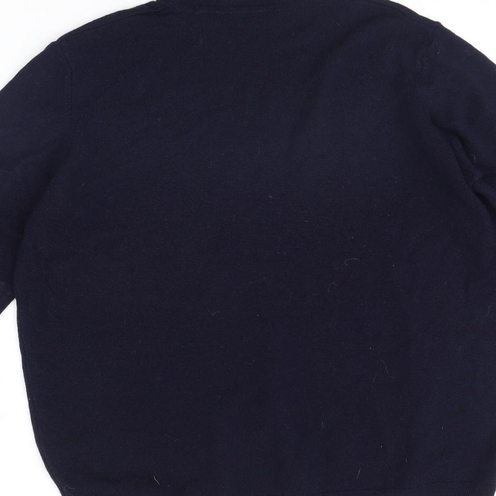 M&s Womens Blue   Pullover Jumper Size 14