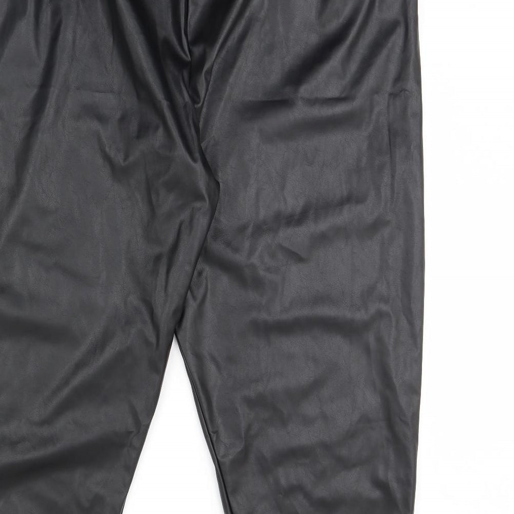 New Look Womens Black   Trousers  Size 26 L31 in
