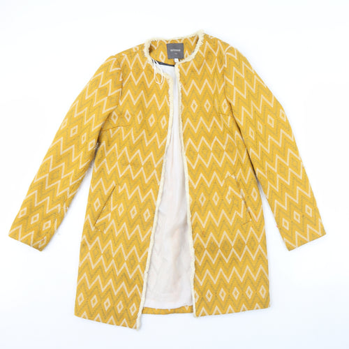 NEXT Womens Yellow Striped  Jacket  Size 6