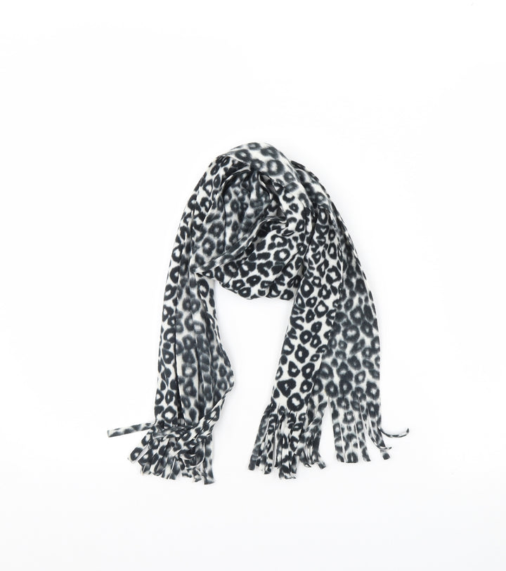 Preworn Womens White Animal Print   Scarf