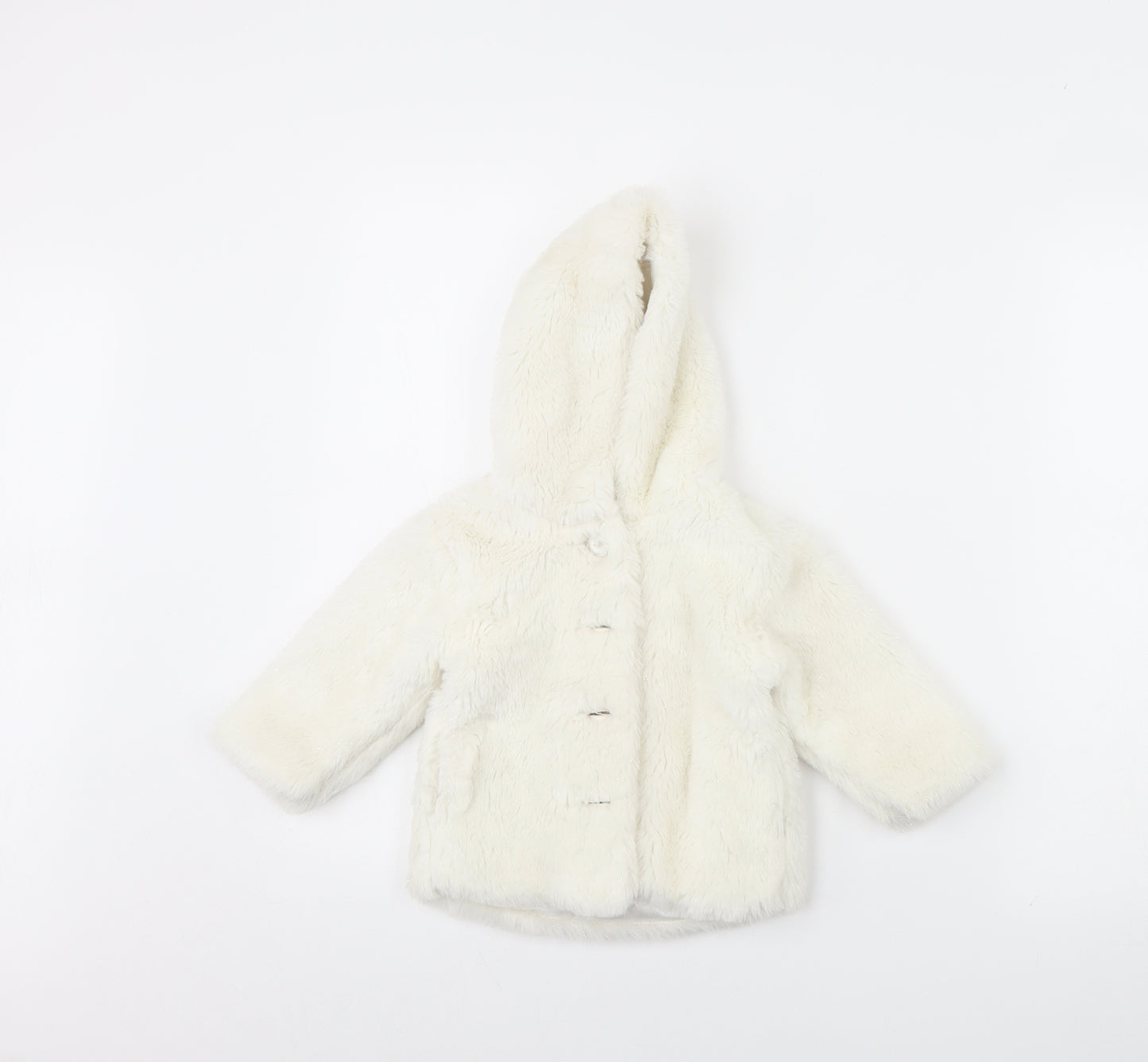 George Girls Ivory   Jacket  Size 6-9 Months