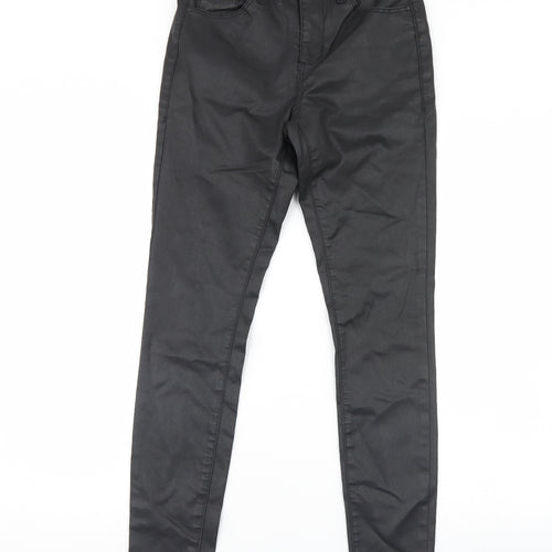 Topshop Womens Black   Capri Jeans Size 28 L30 in
