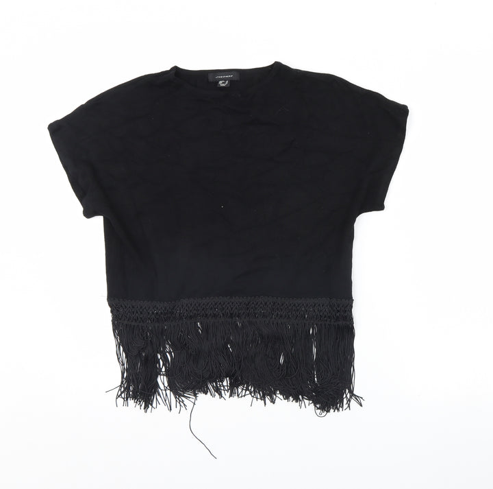Atmosphere Womens Black Basic Blouse Size 8