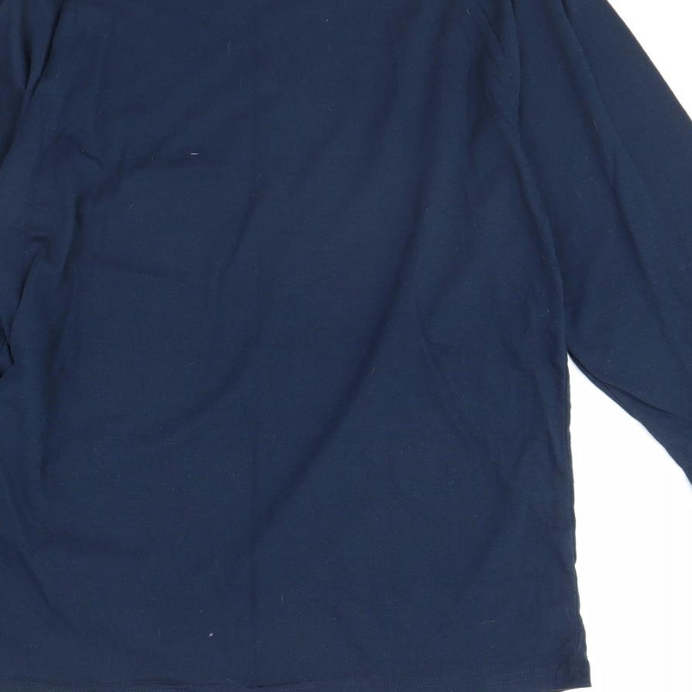 Peacocks Mens Blue    T-Shirt Size M