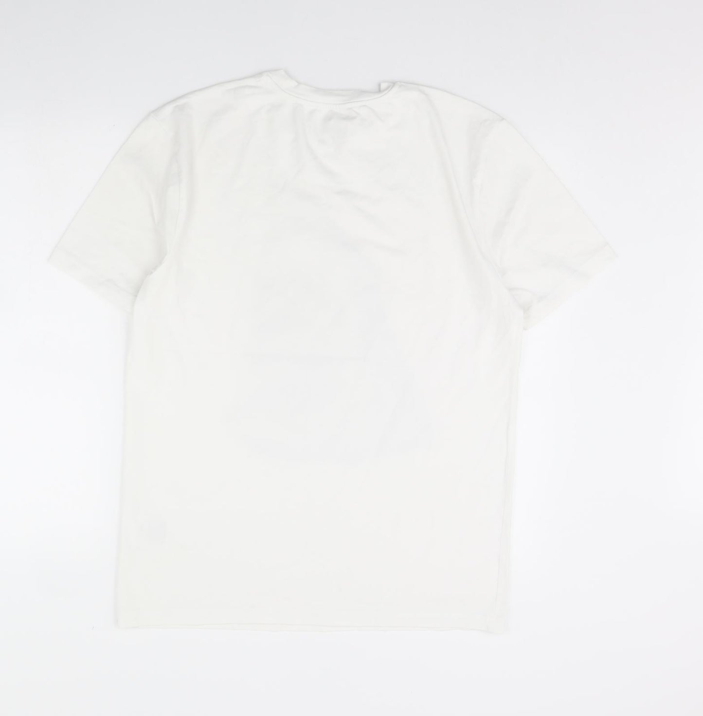 Untitled Mens White    T-Shirt Size L  - Shark