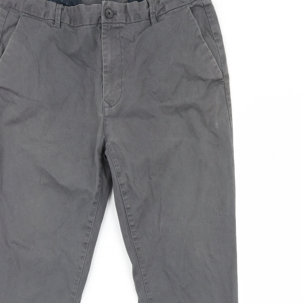 Burton Mens Grey   Trousers  Size 38 L30 in