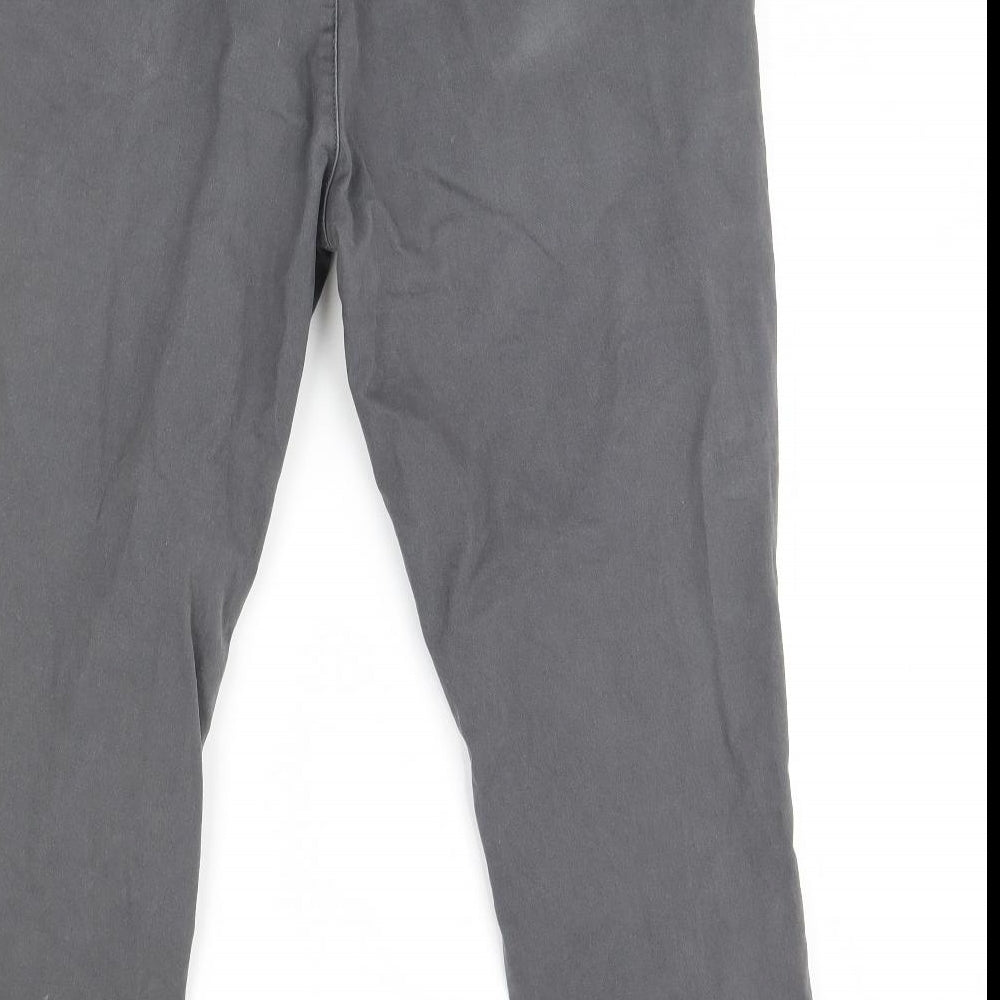 Burton Mens Grey   Trousers  Size 38 L30 in