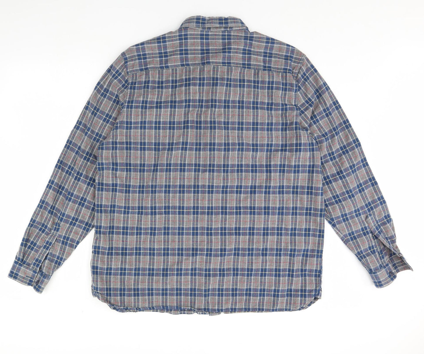 Farrell Mens Grey Check   Dress Shirt Size 2XL