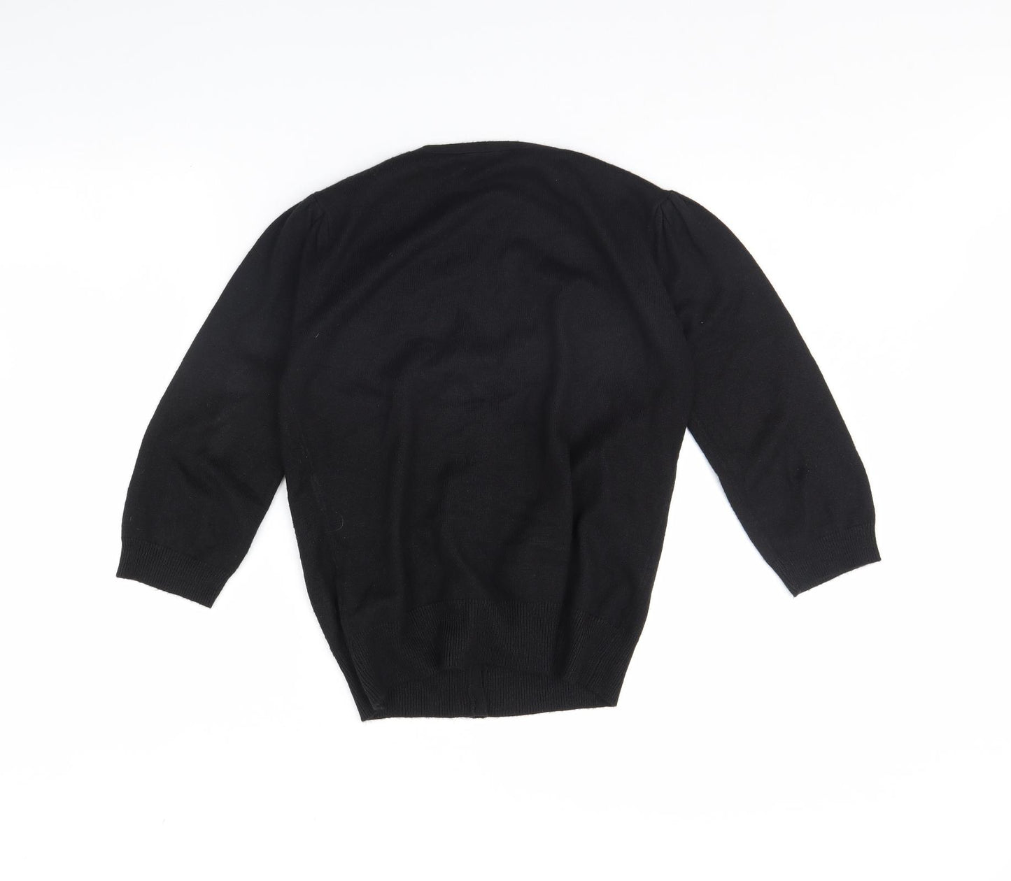 TU Womens Black   Cardigan Jumper Size 12