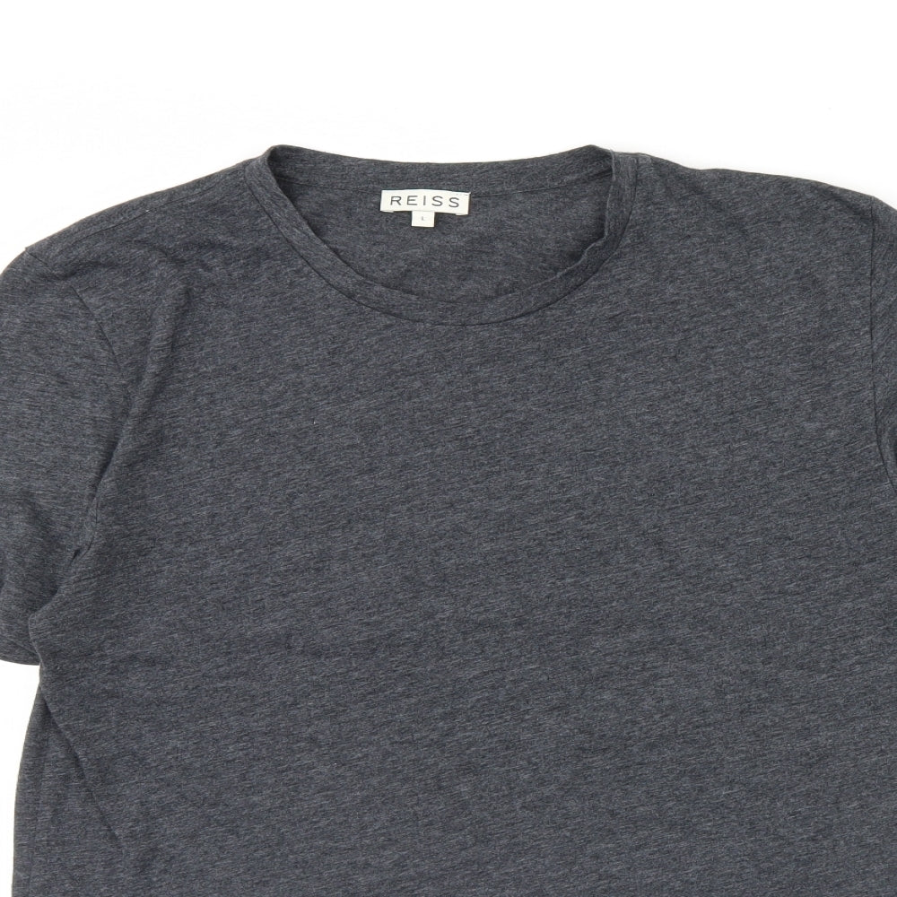 Reiss Womens Grey   Basic T-Shirt Size L