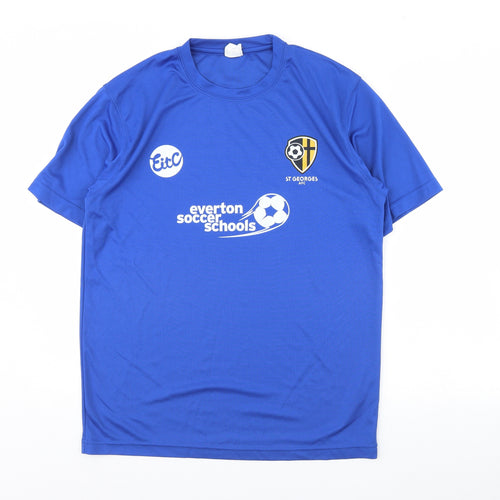 AWD Mens Blue    T-Shirt Size L