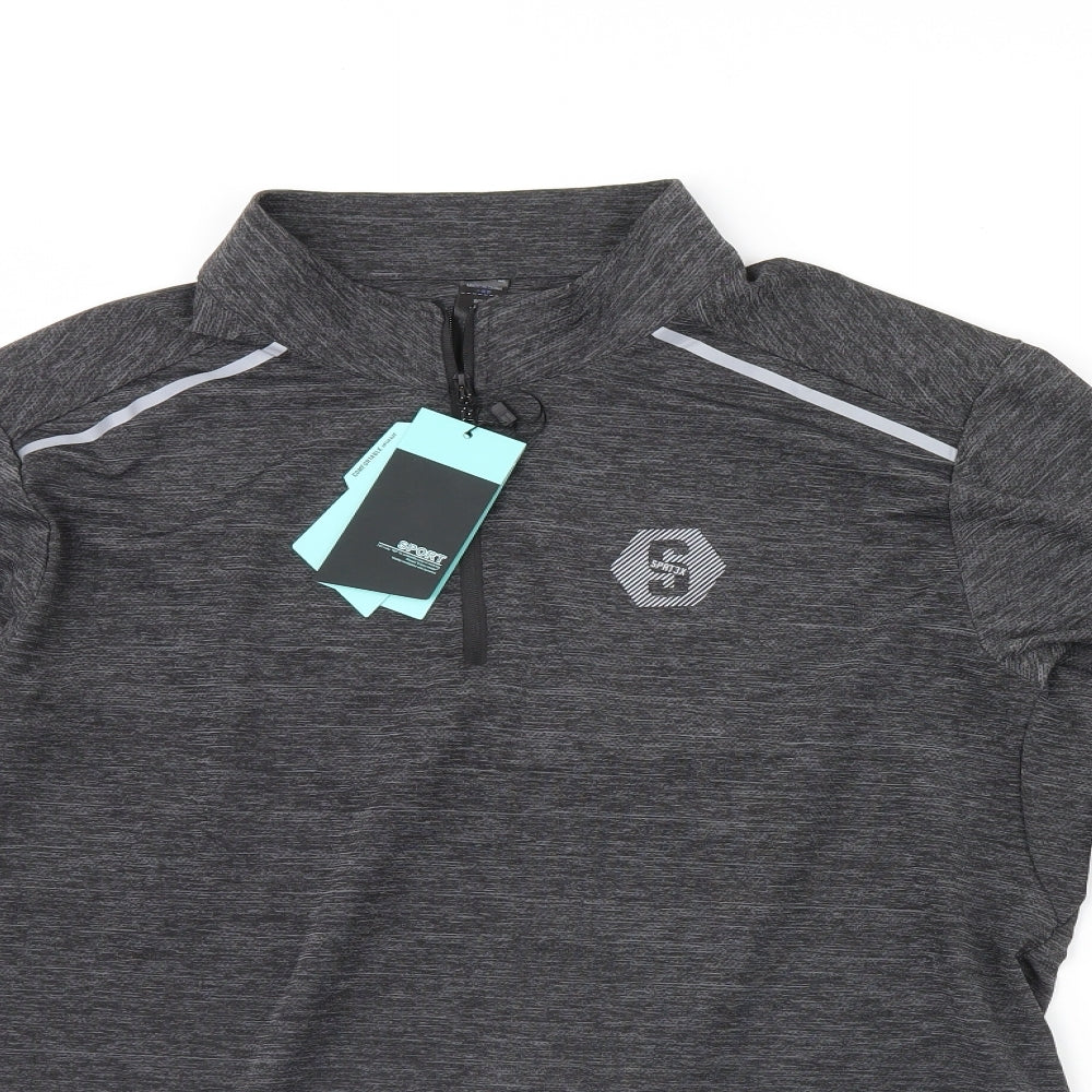Preworn Mens Grey   Henley Jumper Size 2XL