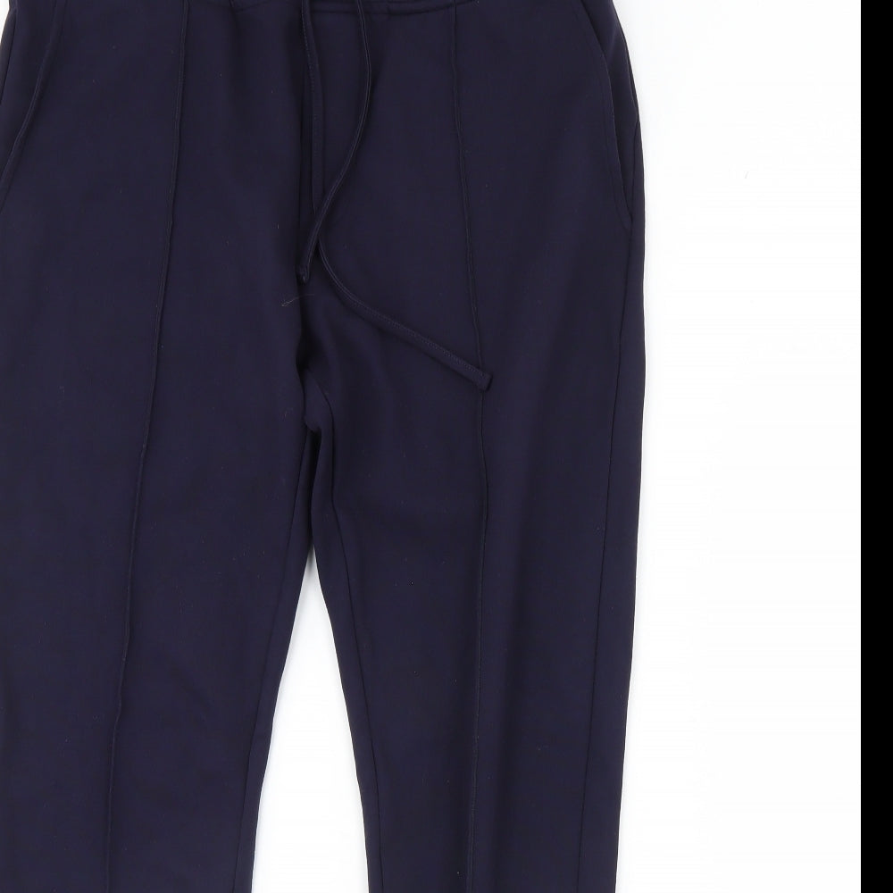 ARNIE Womens Blue   Jogger Trousers Size 36 in L30 in