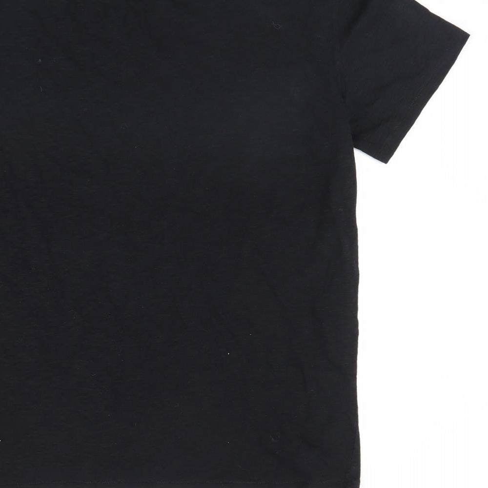 Just Cavalli Mens Black    T-Shirt Size 2XL