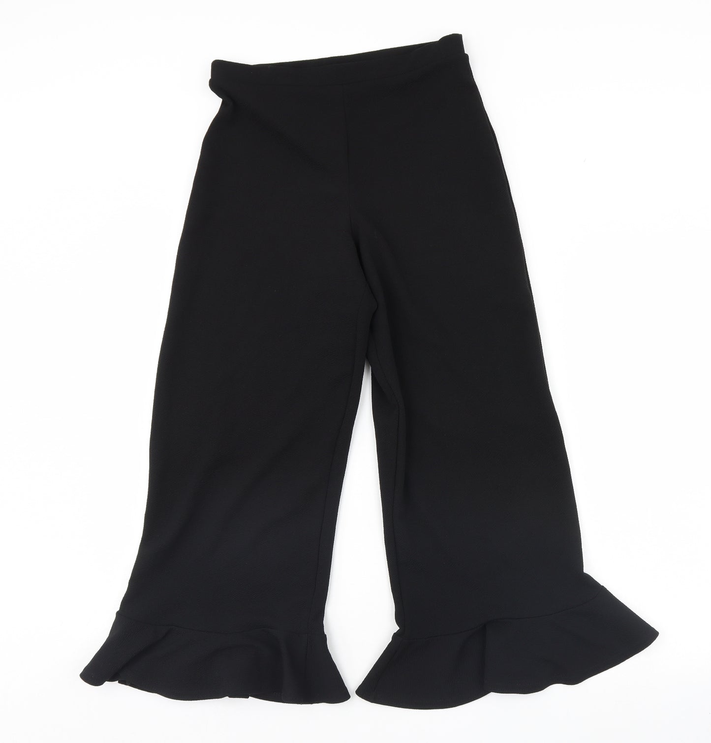 Boohoo Womens Black   Trousers  Size 10 L27 in
