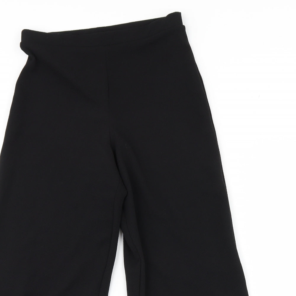 Boohoo Womens Black   Trousers  Size 10 L27 in
